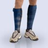 Manicotti per polpacci E.COOLINE Powercool SX3 con chiusura in velcro, di colore blu - raffreddamento per polpacci