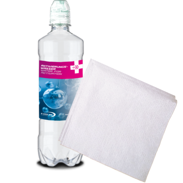 World’s first heat emergency kit — water bottle and paper towels