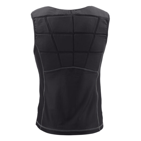 Repower Cooling Shirt Vest with Stitching by E.COOLINE in Black – Medical Device – Back View