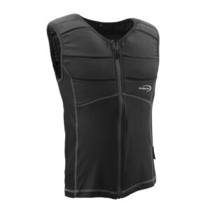Repower Cooling Shirt Vest with Stitching by E.COOLINE in Black – Medical Device – Side View