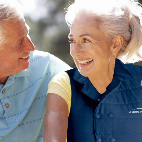 E.COOLINE Repower Vital Cooling Vest in Blue during Leisure Time
