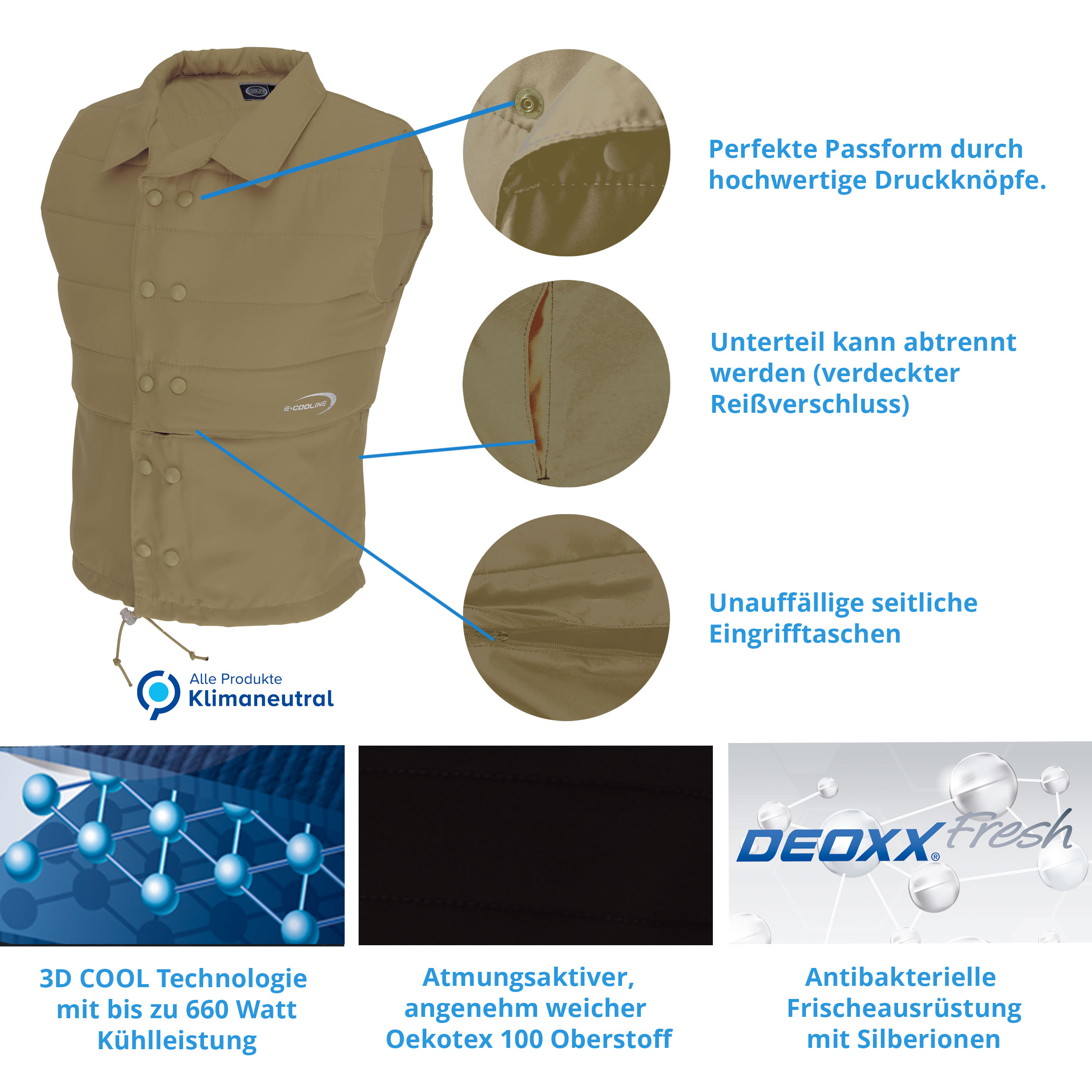 E.COOLINE PowerVital Vest - cooling vest - Image 10