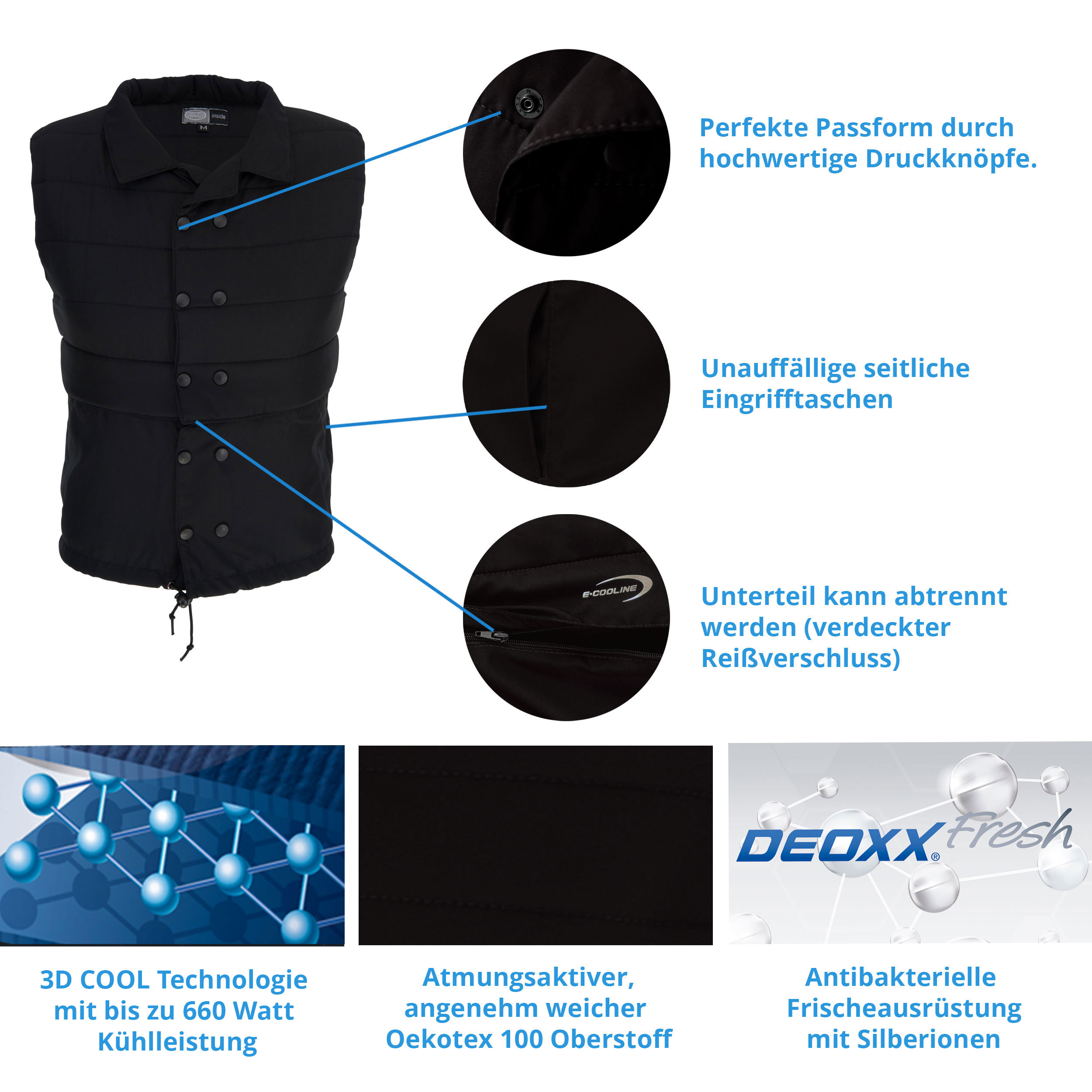 E.COOLINE PowerVital Vest - cooling vest - Image 14